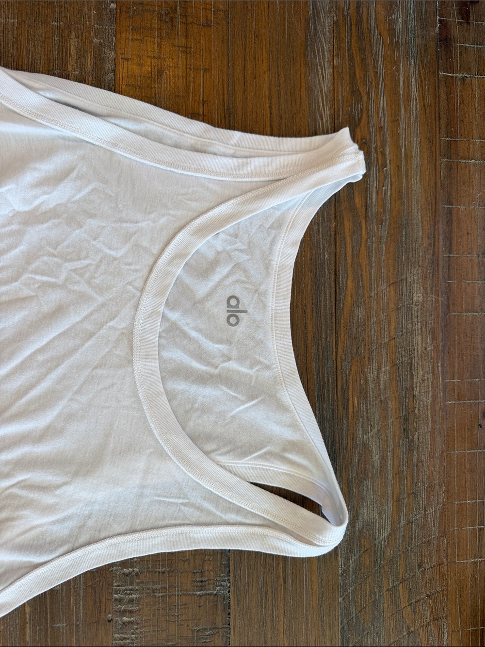 ALO Yoga White Men's Tank Top